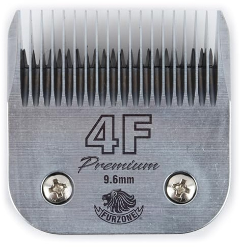 Furzone Detachable Blade - Size 4F Blades 3/8, Made of Extra Durable Japanese Steel, Compatible with Most Andis, Oster, Wahl A5 Clippers