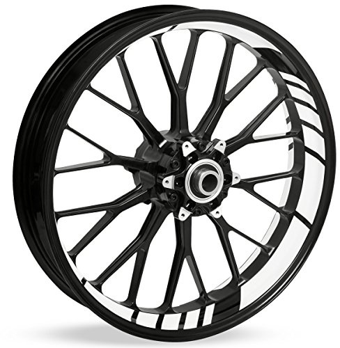 Motoking Felgenbettaufkleber im GP Design - Komplettset für 16 bis 19 - Farbe & Breite wählbar