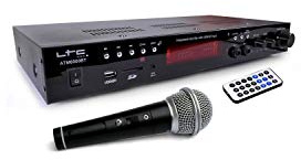 Amplificateur LTC ATM6000BT stéréo HiFi 100W USB/SD/MP3/Bluetooth & Karaoké avec Micro Filaire