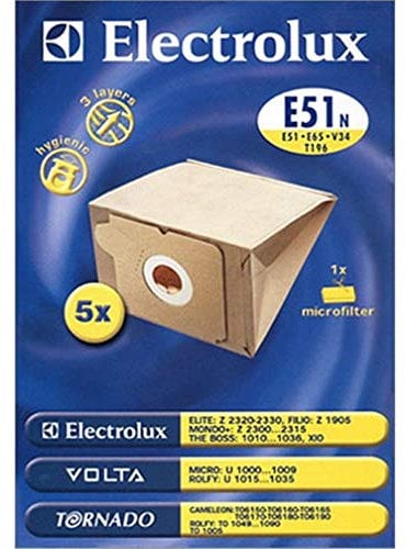 Electrolux LX5807 (E51n) 5 Dustbags & 1 Micro Filter (to cut)