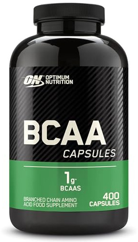 Optimum Nutrition Instantized BCAA Capsules, Keto Friendly Branched Chain Essential Amino Acids, 1000mg, 400 Count