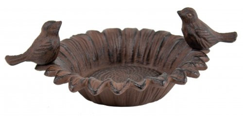 MGS Cast Iron Sunflower Bowl Bird Feeder Soap Dish