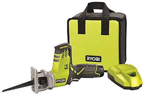 Ryobi 5133001160 - Sega compatta a batteria tipo RRS12011L, 12 V, nero, verde