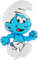 BBS Folienballon 'Die Schlümpfe' (Schlumpf), 101 x 67 cm, 1 Stück, Blau, Ballon, Allgemeine Feier, Kinder, Jungen, Kinder, Unisex