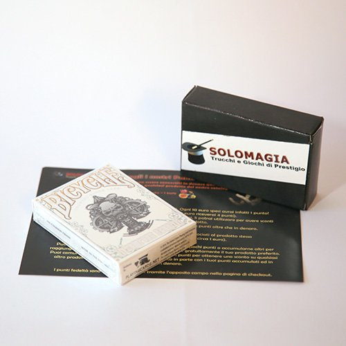 Bicycle Steampunk Deck (White) by Gamblers Warehouse - Bicycle Kartenspiel - Zaubertricks und Magie