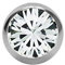 eeddoo Piercingkugel Kristall Silber Edelstahl Gewinde: 1,6 mm Kristallklar 4 mm