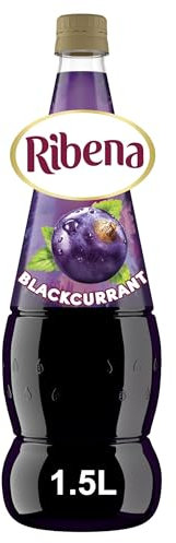 Ribena Blackcurrant Squash 1.5L – Real British Blackcurrants | Rich in Vitamin C | No Artificial Colours or Flavours | 100% Recycled Plastic Bottle