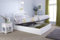 GFW Madrid Ottoman King Size Bed Frame, Under Mattress Support Board With Thick Wooden Slats And Underbed Storage White Dimensions: ‎(L) 209 x (W) 163 x (H) 114 cm