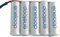 Panasonic 124268 eneloop Serie F1x5 Graupner Akku Pack 5X Mignon (AA) Kabel, Stecker NiMH 6V 1900mAh