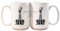 NFL Superbowl Generic Logo 425 ml weiße Tasse - 2011 NFL Superbowl Generic Logo