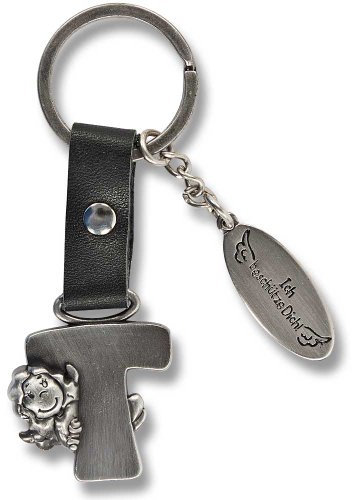 Schutzengel Schlüsselanhänger Buchstabe T