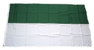 Flagge Fahne Schützenfest grün / weiß 90 x 150 cm FLAGGENMAE®