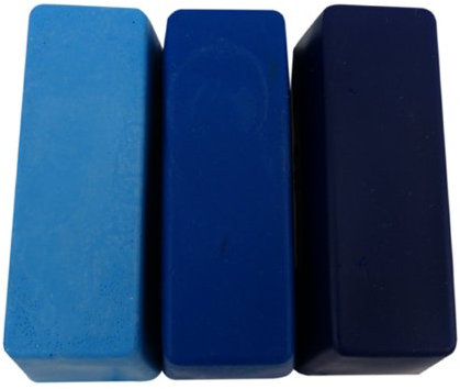 Meyco Künstlerwachs Block-Sortiment 11: Wachsfarben, Blau, Modern, Wachs, 3 feine Künstlerwachsblöcke farblich abgestimmt. Farben: Hellblau, Azurblau, Stahlblau