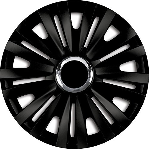 ZentimeX Z732052 Radkappen Radzierblenden universal 15 Zoll Black