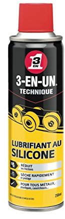 Greenstar 10152 Aérosol 3 en 1 lubrifiant Silicone 250 ml