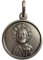 925 Sterling Silber  Santiago de Compostela  Medaille - Helliger heiliger Jakob Apostle