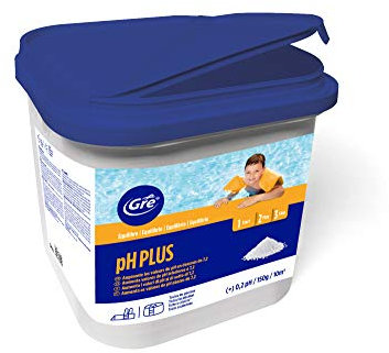 Gre 76001 PH Plus - 5 Kg Granulés, Blanc, 19 x 18, 5 cm