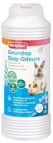 Beaphar Geruchsstopp-Granulat/Geruchsneutralisierer für Streu, für Nagetiere, 600 g