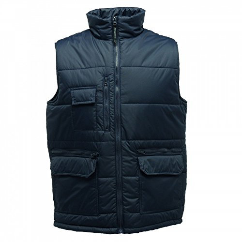 Regatta Professional Men's Steller Multi-Zip Ripstop Insulated Bodywarmer Gilet Jacket, Navy, size Large