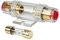 tomzz Audio 5800-002 AGU Sicherungshalter transparent Kabel bis 25qmm, vergoldet, 30A Sicherung