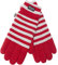 EEM Strick Handschuhe MÜNCHEN mit Thinsulate Thermofutter aus Polyester, Strickmaterial aus 100% Baumwolle, Fußball; rot-weiß, L