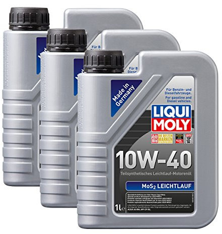 LIQUI MOLY Motoröl Öl MoS2 LEICHTLAUF 10W40 10W-40 3L 3Liter 1091