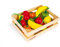 Janod - Cagette 12 Fruits en Bois - Accessoire Dinette, Cuisine et Marchande - Jouet d'Imitation - Dès 3 Ans, J05610, Taille unique, Bleu