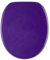Sanilo Soft Close Toilet Seat, Wide Choice of Glittering Toilet Seats, Stable Hinges, Easy to Mount (Purple)