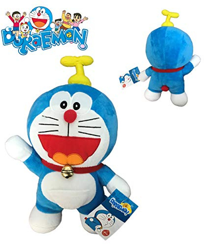 Doraemon Felpa Peluche Gato Robot con HELICE 20cm - Original y Oficial