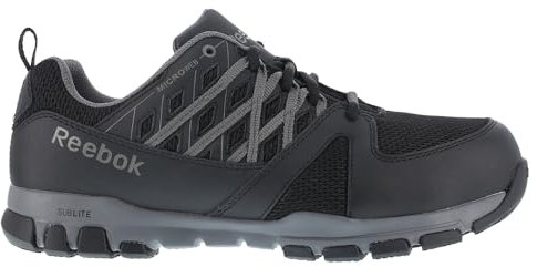 Reebok Men's Sublite Work Soft Toe Black 13 M