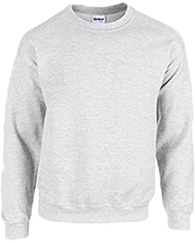 Gildan Herren Sweatshirt, Grau - Ash, XXL