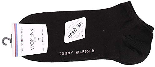 Tommy Hilfiger Damen Sneaker Socken, Schwarz, 39-42 EU