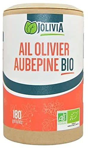 Ail-Olivier-Aubépine - Capsules de 270 mg - 180 capsules