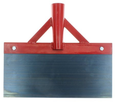 Grattoir à béton avec barre sans manche 1 x 300 mm avec lame en acier à ressort