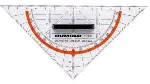 Rumold Geo-Dreieck 16cm Acryl mit abnehmbaren Griff