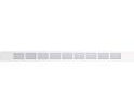 Renson s.a. - Grille d'aeration aluminium plate renson-478/1 - Finition.Blanc -