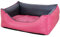CopcoPet Rocco Hundebett Hundesofa Wendebett Kunstleder XXL 125x100cm Rosa Grau