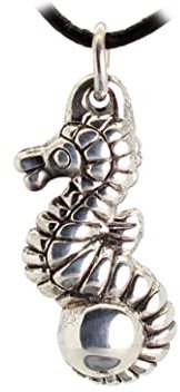 budawi® - Seepferdchen Anhänger Kettenanhänger 925 Silber Seepferd gegossen