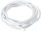 Merriway BH03876 Cordino per Tendaggi, Rivestimento in Plastica, con 2 Ganci e Occhielli, Bianco, 300 cm