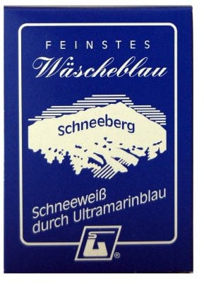 Schneeberg Feinstes Wäscheblau , Schneeweiß durch Ultramarinblau, 5x10g