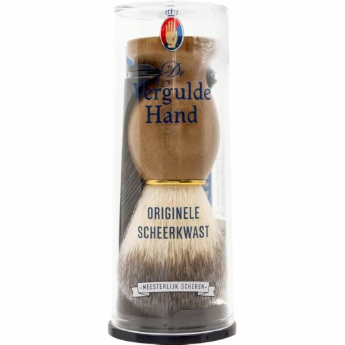 ( *165 ) EFFEGI IMPEX DE VERGULDE HAND PENNELLO DA BARBA