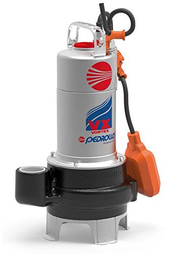 VORTEX Submersible Pump for Sewage Water VXm 8/35-N 5M 0,75Hp 240V Pedrollo