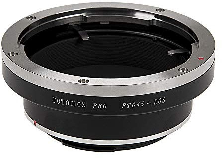 Fotodiox Pro Lens Mount Adapter - Compatible with Pentax 645 (P645) Mount SLR Lenses to fit Compatible Canon EOS (EF, EF-S) Mount SLR Cameras