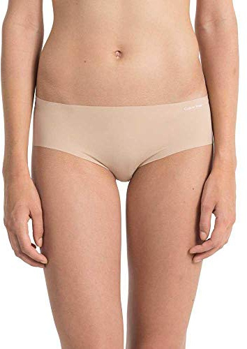 Calvin Klein Damen Hipster Baumwolle mit Stretch, Beige (Light Caramel), L