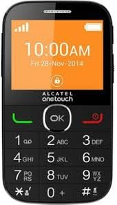 Alcatel 20.04C - Teléfono móvil prepagado 3G (Pantalla de 2,4 Pulgadas, 4 MB), Color Blanco