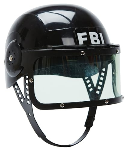 FBI Helm für Kinder Zubehör zum Agenten Kostüm Karneval Fasching