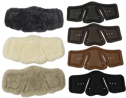 Stübben Equi-Soft® Polster für Sattelgurt - Einheitsgröße 50-150cm - Vachetteleder Ebony