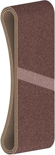 Bosch 3x PRO Paint on Wood and Hardwood X440 Schleifband für Schleifer (für Farbe auf Holz, Hartholz, 65 x 410 mm, Körnung 180, Professional Zubehör Bandschleifer)