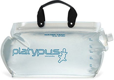 Platypus Platy Flexibler Wassertank, 4 Liter, transparent