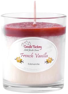 Candle Factory Party Light Duftkerze im Glas Duft: French Vanilla
